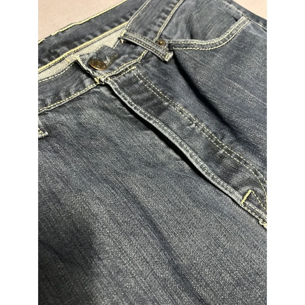 Levi's 501 Straight Blue Denim Jeans Button Fly Medium Wash 5-Pocket Men's